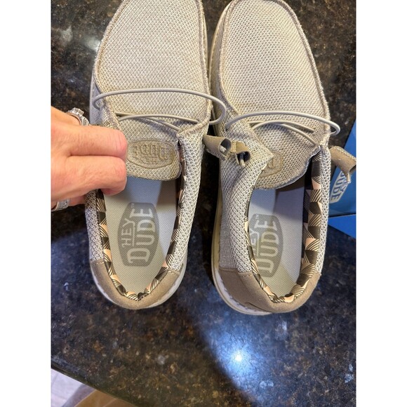 Hey Dude Wally Sox Beige Size 13 NEW - Picture 9 of 9